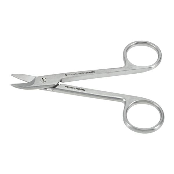 Crown & Collar Scissors 4 in Curved Smooth Ea