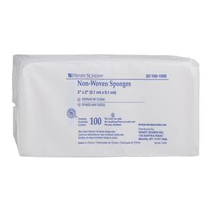 100% Cotton Non-Woven Sponge 2x2" 4 Ply Non-Sterile Square LF, 50 PK/CA
