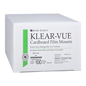 Klear-Vue X-Ray Mounts 4H #2 Gray Cardboard 100/Bx