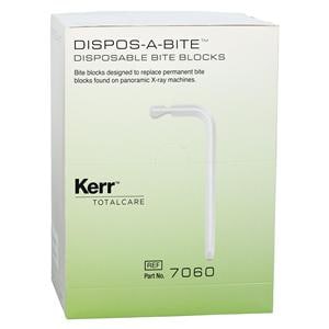 Dispos-a-Bite Bite Blocks Panoramic Plastic 7060C Disposable 100/Bx, 12 BX/CA