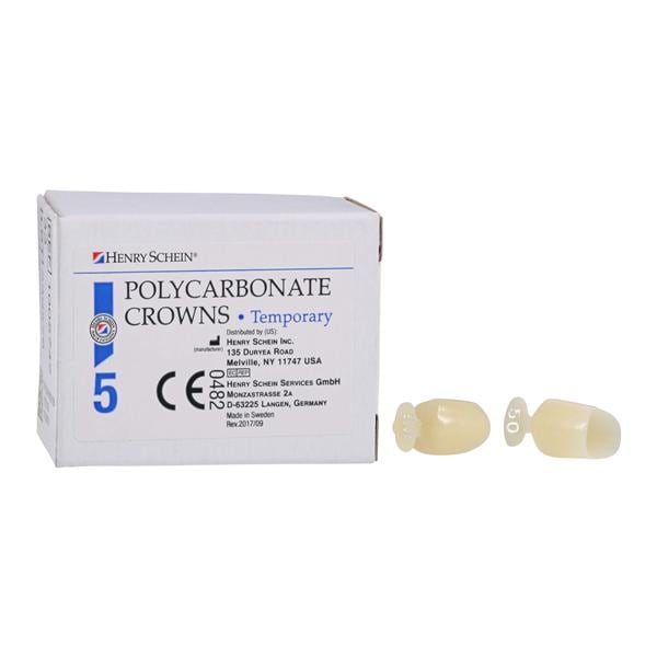 Replacement Crowns Size 50 2nd Bicuspid Refill 5/Bx