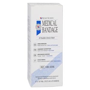 Unna Boot Bandage Zinc Oxide 4"x10yd 1/Bx, 12 BX/CA