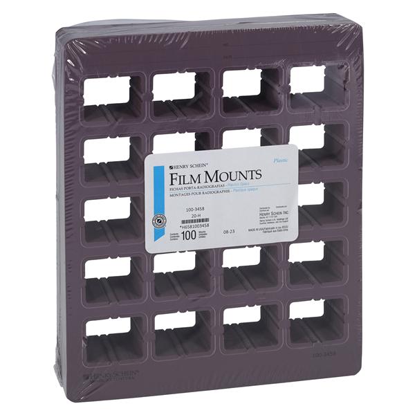 X-Ray Mounts 20H #2 Opaque Plastic 100/Bx