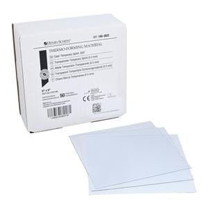 Temporary Splint Resin Material Clear .020" 50/Bx