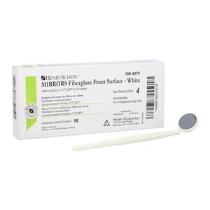 Mirror Size 4 Front Surface White 10/Bx