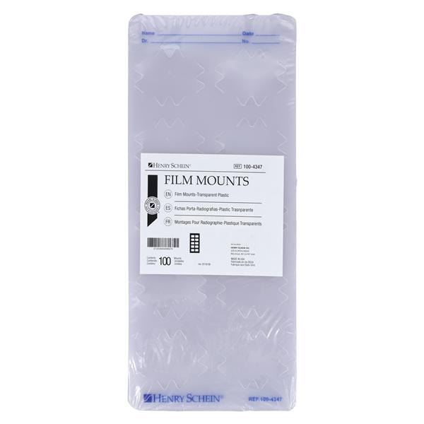 X-Ray Film Mounts 10BW #2 Translucent Plastic 100/Bx