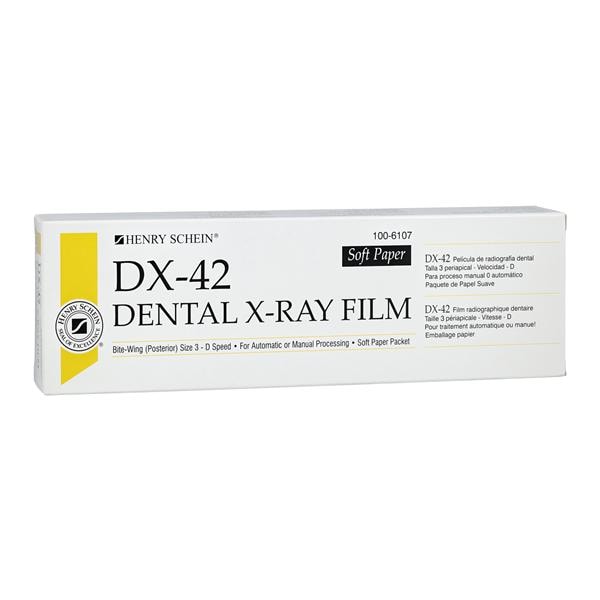Flow Intraoral X-Ray Film DX-42 3 D Speed 100/Bx