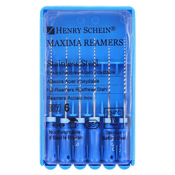 Maxima Hand Reamer 25 mm Size 30 Stainless Steel Blue 6/Bx product image