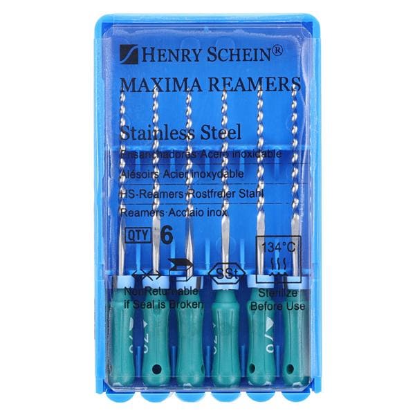 Maxima Hand Reamer 25 mm Size 70 Stainless Steel Green 6/Bx product image