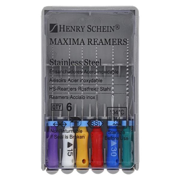Maxima Hand Reamer 25 mm Size 10-35 Stainless Steel Assorted 6/Bx product image