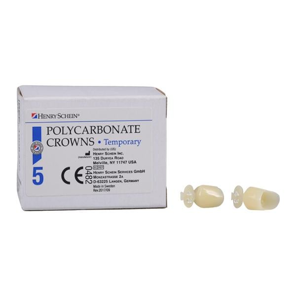 Replacement Crowns Size 43 1st Bicuspid Refill 5/Bx