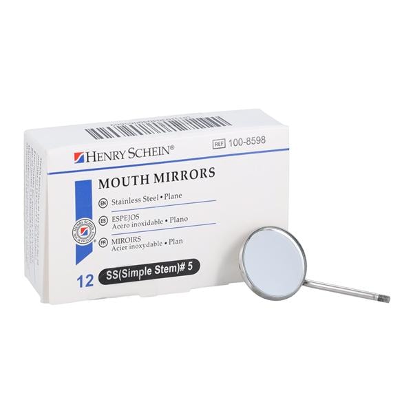 Mirror Head Stainless Steel Size 5 Simple Stem Plane 12/Bx thumbnail 5