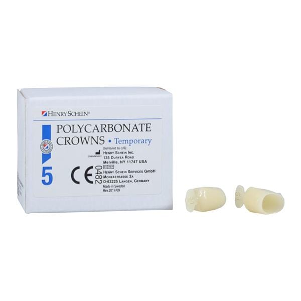 Replacement Crowns Size 51 2nd Bicuspid Refill 5/Bx