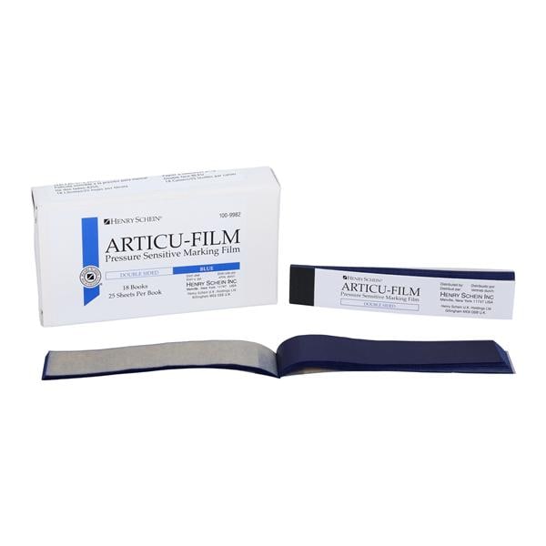 Articu-Film Articulating Film Blue 2Sd Strips Booklet 25 Sheets/Book 18/Bx
