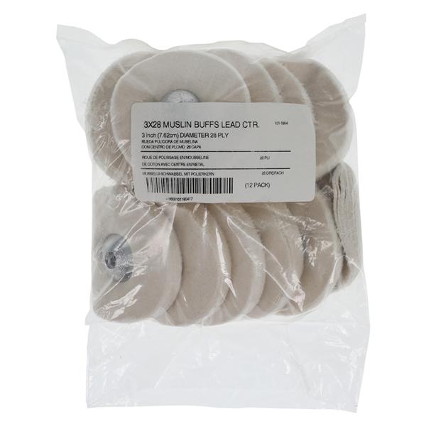 Buff Muslin 3" x 28 Ply 12/Pk