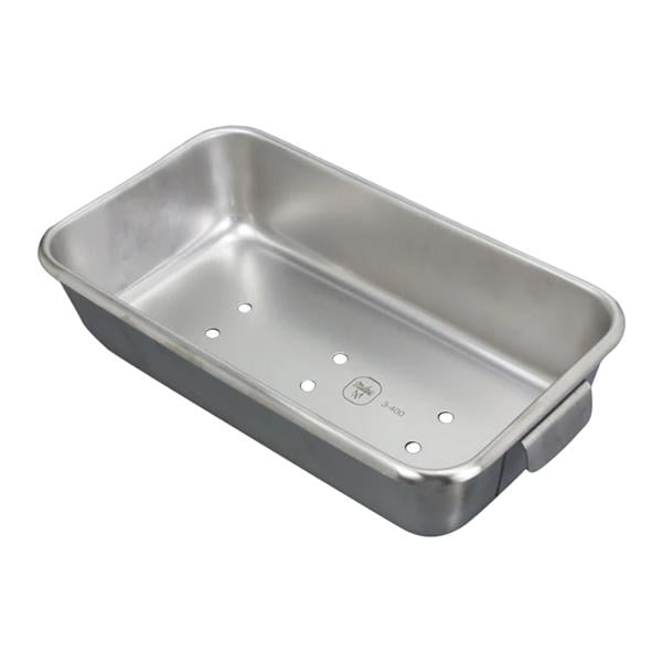 Instrument Sterilization Tray 10x6-1/2x2-1/2" Stainless Steel Autoclavable Ea