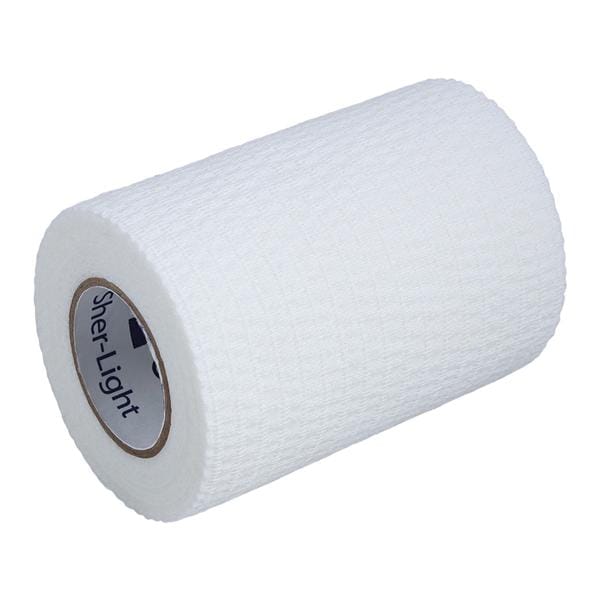 Sher-Light Athletic Tape Cotton/Elastic/Lycra 3"x5yd White Non-Sterile 16/Ca