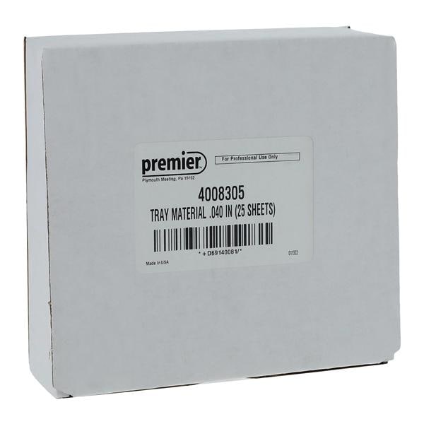 Perfecta Tray Material Clear Sheets 5" x 5" .040" 25/Bx