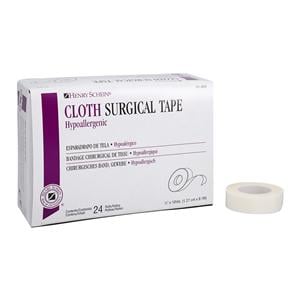 Surgical Tape Cloth .5"x10yd White Non-Sterile 24/Bx