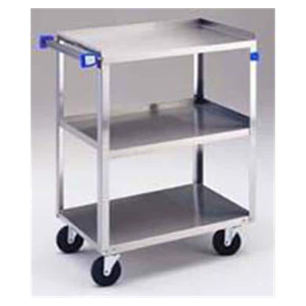 Utility Cart 27-5/8x16-3/4x32" (4) 4" Swivel Caster