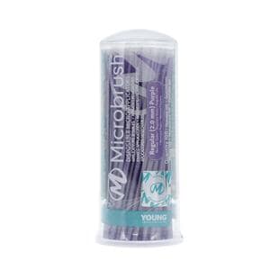 Microbrush Bendable Micro Applicator Regular Purple 100/Pk