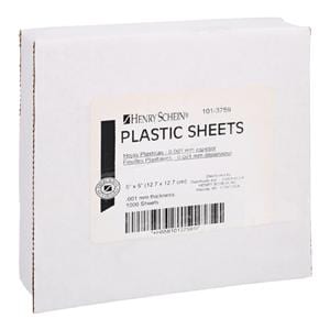 Separating Film Plastic Sheets 5" x 5" 1000/Bx