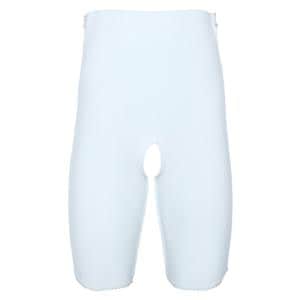 Compression Garment Above Knee Large 41-45" White