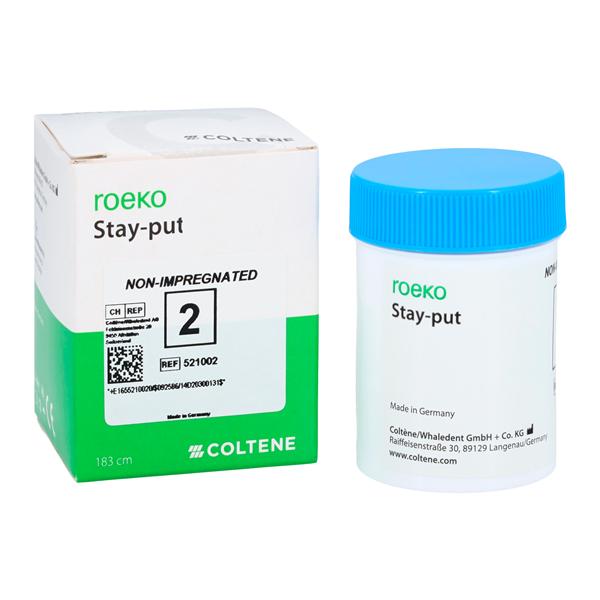 Roeko Stay-put Retraction Cord, Non-Impregnated, Medium, 1/Pk, 521002 - Roeko Stay-put Retraction Cord, Non-Impregnated, Medium, 1/Pk, 521002 - Image 1