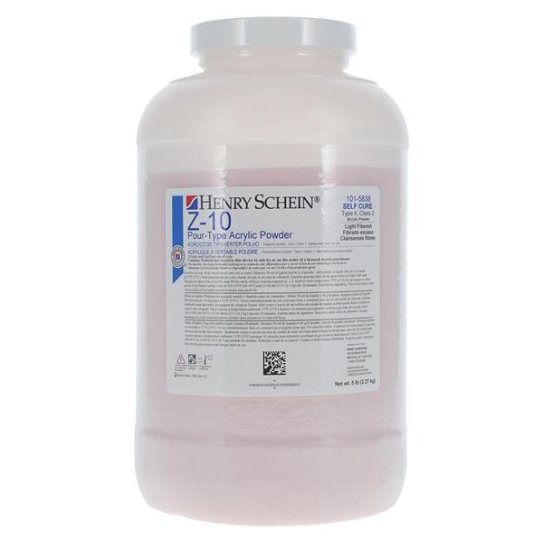 Z-10 Pour Denture Resin Self Cure Light Fiber 5Lb/Jr product image
