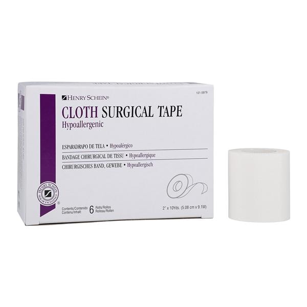 Surgical Tape Cloth 2"x10yd White Non-Sterile 6/Bx