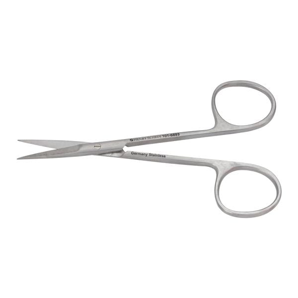 Iris Scissors Straight 4" Stainless Steel Sterile Ea