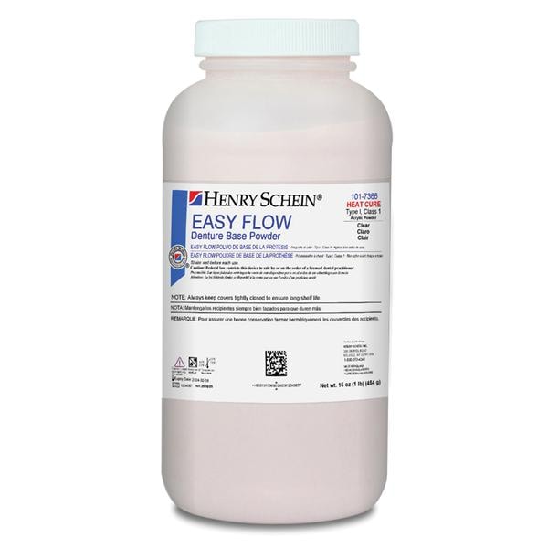 Easy Flow Denture Resin Heat Cure Clear 1Lb/Jr thumbnail 5