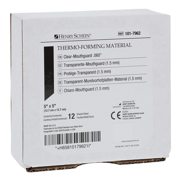 Laminate Mouthguard Material Clear .060" 12/Pk product image