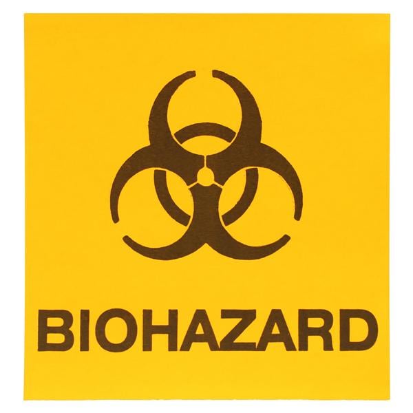 Biohazard Labels HCLS4x4 25/Pk
