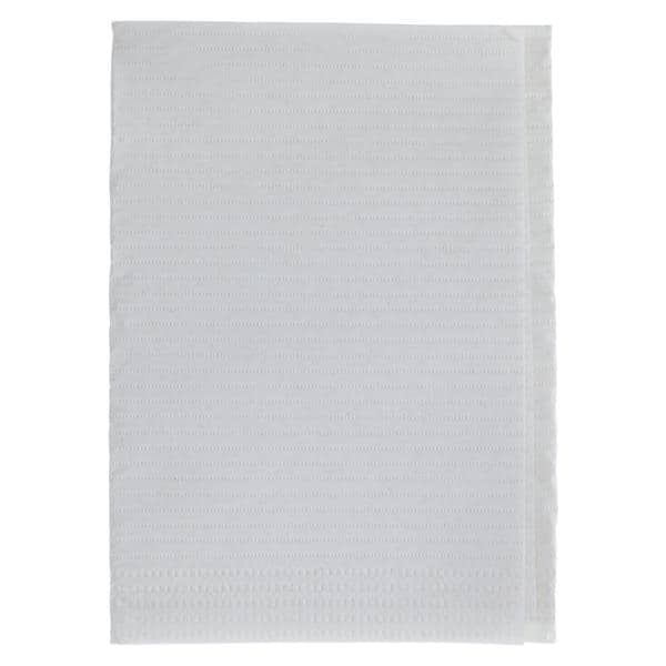 Patient Towel 3 Ply Tissue / Poly 13 in x 19 in White Disposable 500/Ca