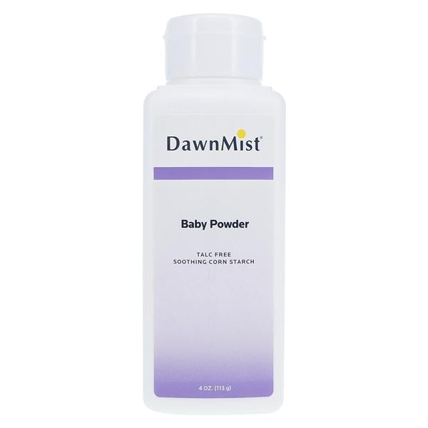 DawnMist Baby Powder Blended Cornstarch Fresh Scent 4oz 48/Ca