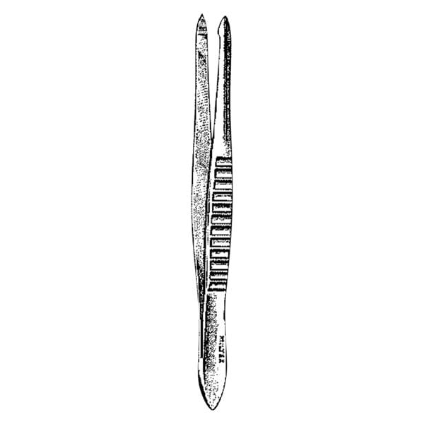 Beaupre Cilia Forcep 45 Degree Angle 4-1/2" Autoclavable Ea