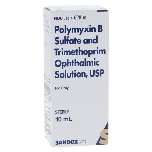 Trimethoprim Sulf/Poly B Ophthalmic Solution 1mg/10mu/mL Bottle 1...