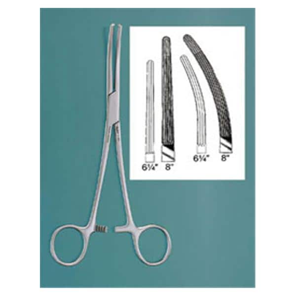 Rochester-Ochsner Hemostatic Forcep Curved 6-1/4" Stainless Steel Atoclv Ea