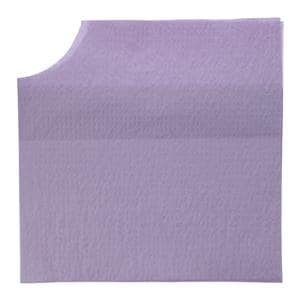 Patient Bib Tissue / Poly Back 18 in x 22 in Lavender Disposable 400/Ca