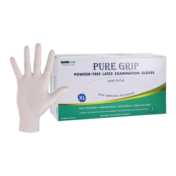 Pure Grip XLarge Latex Exam Gloves 1032545 Henry Schein Dental