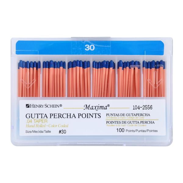 Maxima 1042556 Hand Rolled Gutta Percha Points Henry Schein Dental