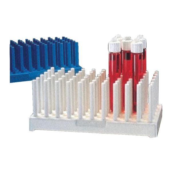 Nalgene Test Tube Peg Rack 14-17mm 50 Place White Ea