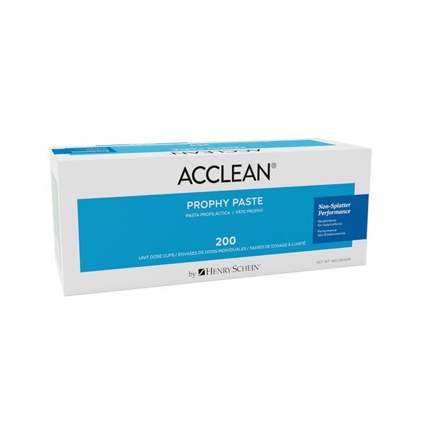 Acclean Prophy Paste Coarse Cherry/Mint/Raspberry 200/Bx