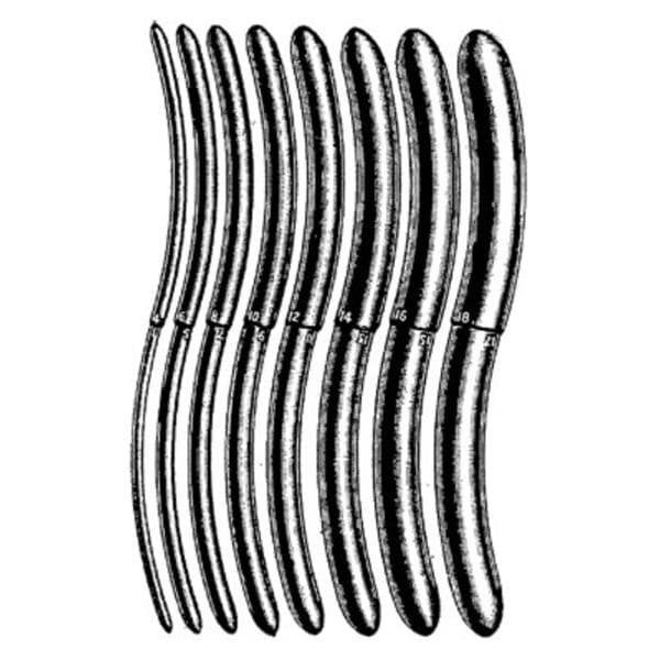 Hegar Uterine Dilator 8" Stainless Steel Reusable Ea