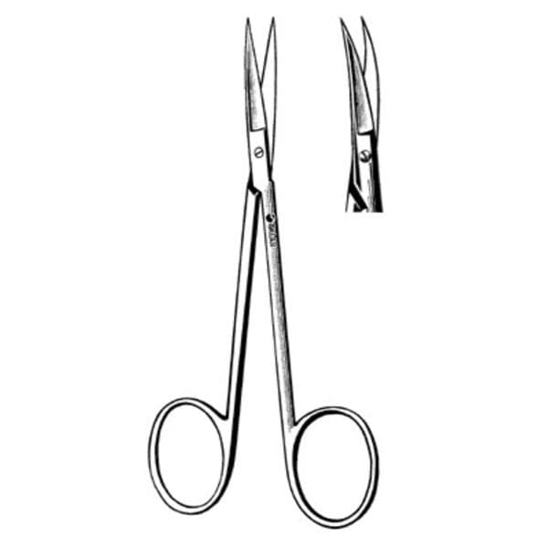 Iris Scissors Curved 3-1/2" Stainless Steel Non-Sterile Reusable Ea