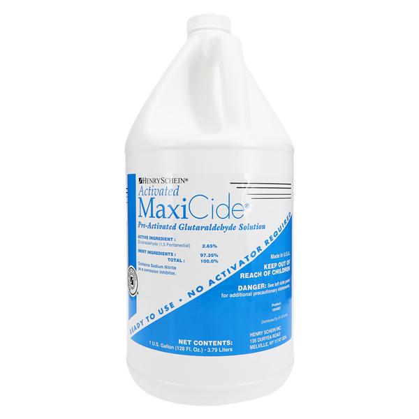 MaxiCide Activated Disinfectant 2.65% Glutaraldehyde 1 Gallon 1Gal/Bt