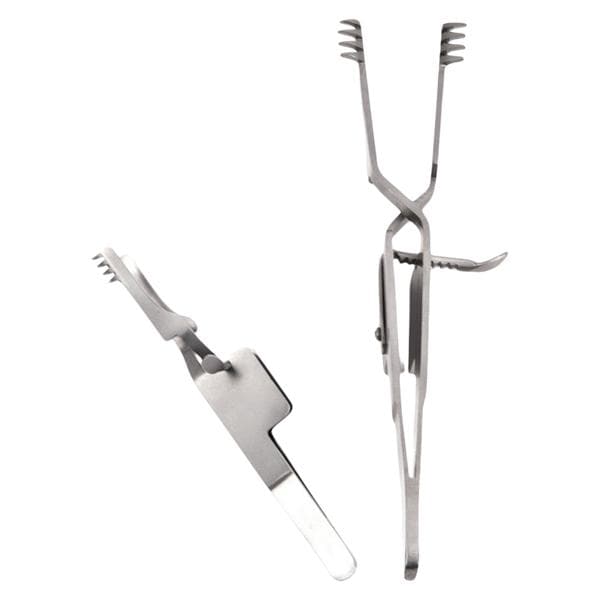 Holzheimer Retractor 4" Stainless Steel Ea