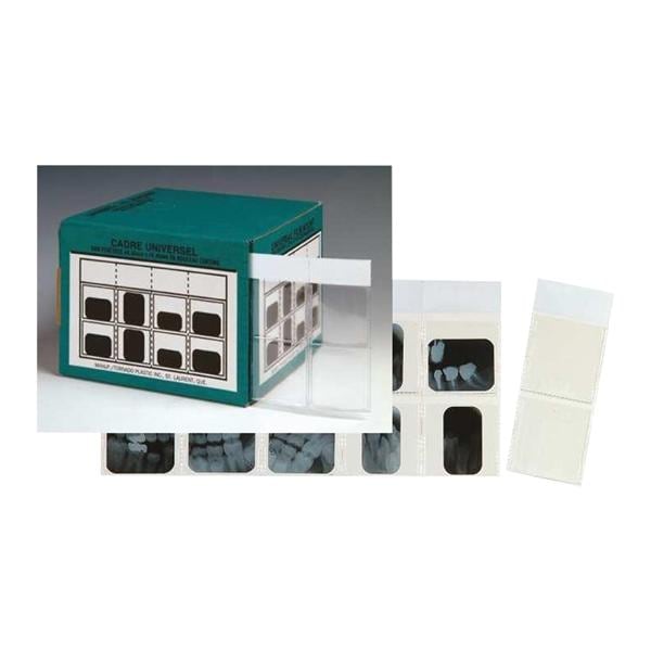 X-Ray Film Mounts Universal Triple Window Translucent Plastic 1000/Bx