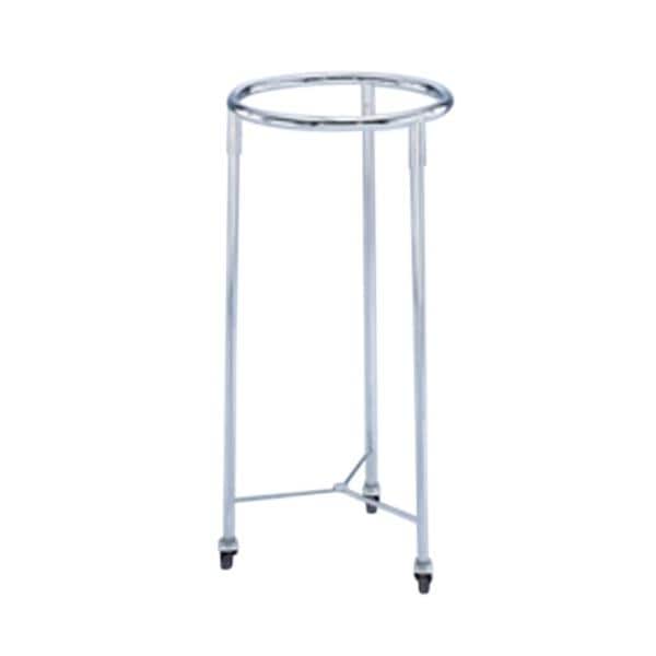 Linen Round Stainless Steel Hamper 25x35"